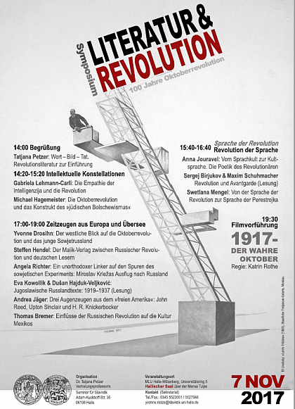 Poster und Programm zum Symposium