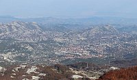 Blick ber Cetinje in Montenegro Foto: E. Mack