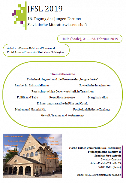 Poster der Tagung JFSL 2019