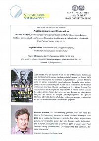 Buchvorstellung M. Martens Biografie über I. Andric am 13.11.2019
